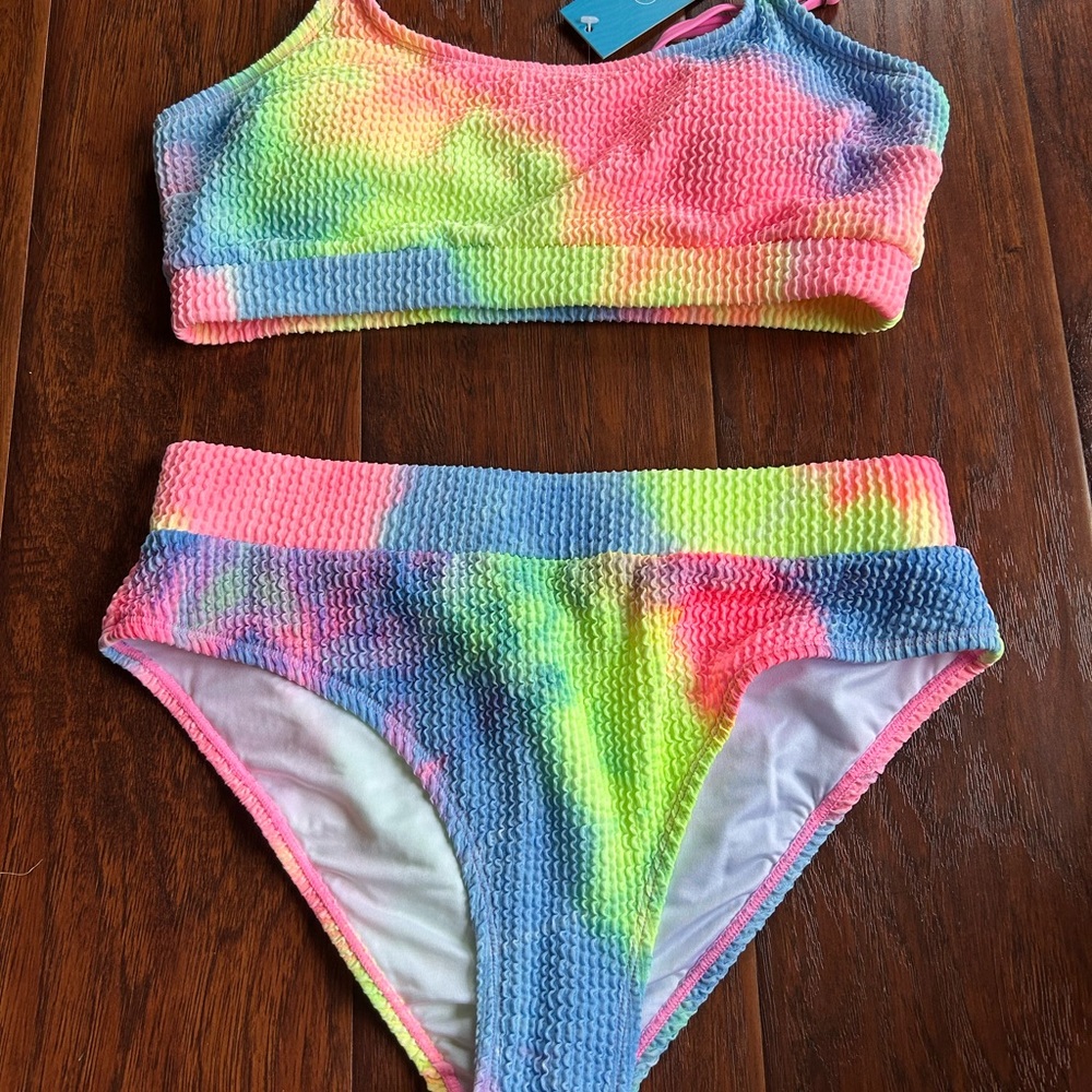 CUPSHE tie die bathing suit